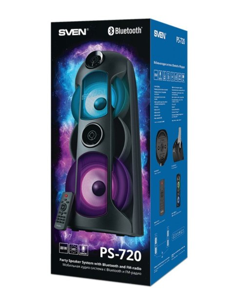SVEN GŁOŚNIK BLUETOOTH PS-720 SVEN GŁOŚNIK BLUETOOTH PS-720