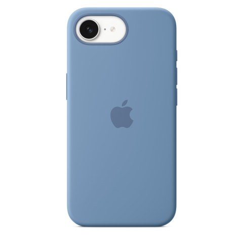 Silikonowe etui Apple iPhone 16e - zimowy niebieski | Jabłko