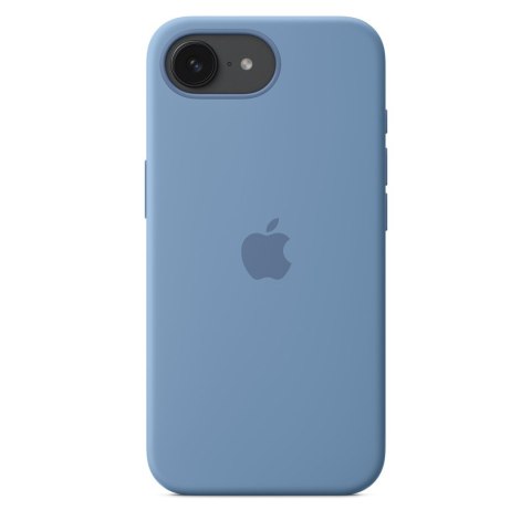 Silikonowe etui Apple iPhone 16e - zimowy niebieski | Jabłko Silikonowe etui Apple iPhone 16e - zimowy niebieski | Jabłko