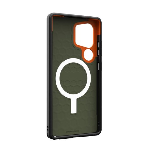UAG Civilian Pro - obudowa Samsung Galaxy S25 Ultra 5G z modułem magnetycznym (oliwkowy/pomarańczowy) UAG Civilian Pro - obudowa Samsung Galaxy S25 Ultra 5G z modułem magnetycznym (oliwkowy/pomarańczowy)