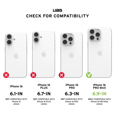 UAG Monarch Pro - obudowa ochronna do iPhone 16 Pro Max kompatybilna z MagSafe (kevlar black) UAG Monarch Pro - obudowa ochronna do iPhone 16 Pro Max kompatybilna z MagSafe (kevlar black)