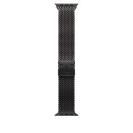 Pasek Apple Watch Milanese Armband für Watch Ultra 49mm Titan Schwarz (M)