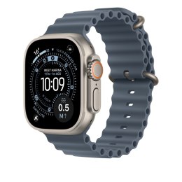 Zegarek Apple 49mm Anchor Blue Ocean Band - Natural Titanium Finish