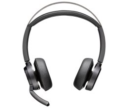 POLY Zestaw słuchawkowy Voyager Focus 2 USB-C-C + przejściówka USB-C/A