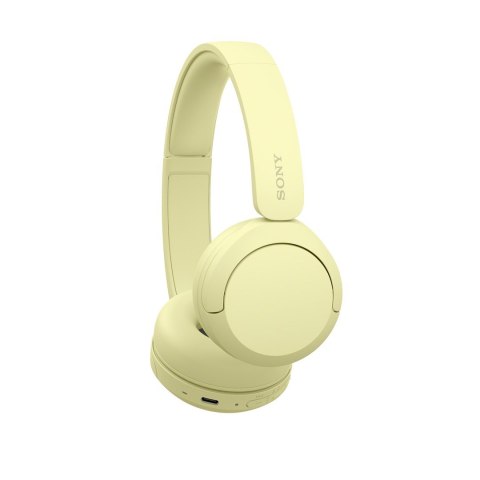 Słuchawki bezprzewodowe Sony WH-CH520 koloru żółtego Słuchawki bezprzewodowe Sony WH-CH520 koloru żółtego