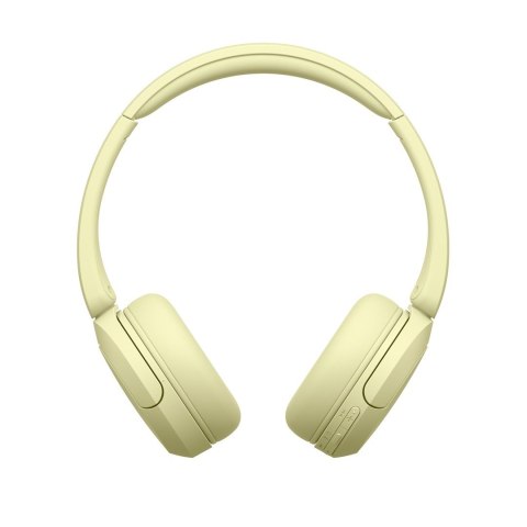 Słuchawki bezprzewodowe Sony WH-CH520 koloru żółtego Słuchawki bezprzewodowe Sony WH-CH520 koloru żółtego