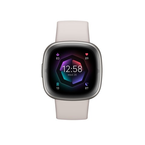 Fitbit Sense 2 - platynowe aluminium - s Fitbit Sense 2 - platynowe aluminium - s