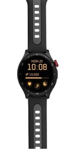 Inteligentny zegarek myPhone z GPS, diodą AMOLED, 1,43 cala, wodoodporny, czarny