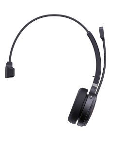 Yealink WH62 Mono Teams Zestaw słuchawkowy Bezprzewodowy Opaska na głowę Biuro/centrum telefoniczne Micro-USB Podstawka do ładow
