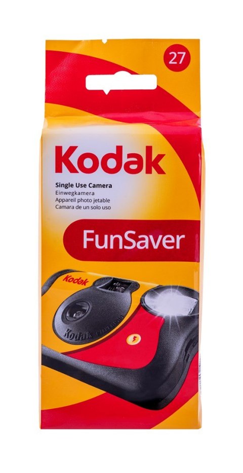 Kodak Aparat Jednorazowy Fun Saver, Aparat Cyfrowy, ISO 400, 27 zdjęć + FLASH z filmem kolorowym i lampą błyskową. Kodak Aparat Jednorazowy Fun Saver, Aparat Cyfrowy, ISO 400, 27 zdjęć + FLASH z filmem kolorowym i lampą błyskową.