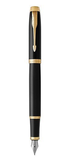 Pióro wieczne PARKER Füller IM Lacquer Juodas M Blau Pióro wieczne PARKER Füller IM Lacquer Juodas M Blau
