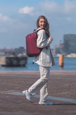 Plecak turystyczny czerwony z włókna z recyklingu XD-Design P705.794