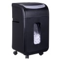 Niszczarka Activejet ASH-2502C, P-4, 28 l, ścinki 4x40 mm, 25 kartek, czarna