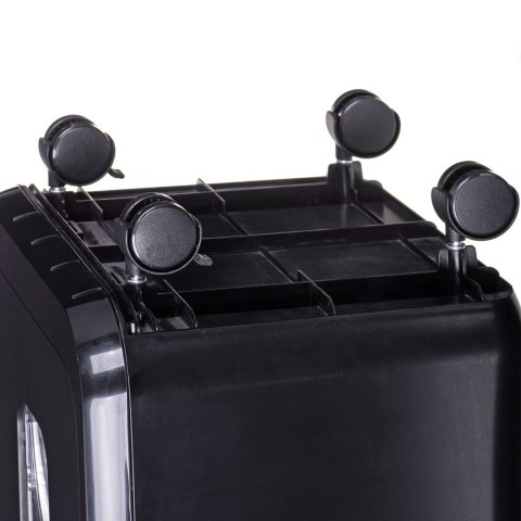 Niszczarka Activejet ASH-2502C, P-4, 28 l, ścinki 4x40 mm, 25 kartek, czarna Niszczarka Activejet ASH-2502C, P-4, 28 l, ścinki 4x40 mm, 25 kartek, czarna