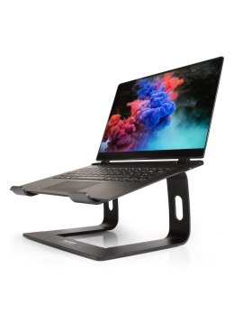 Port Designs 901103 stojak na laptop Podstawka na notebooka Aluminium, Czarny 39,6 cm (15.6