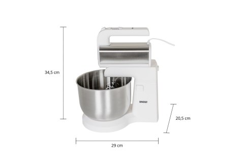 Unold Blender ręczny z misą miksującą Hannah biały srebrny (78720) Unold Blender ręczny z misą miksującą Hannah biały srebrny (78720)