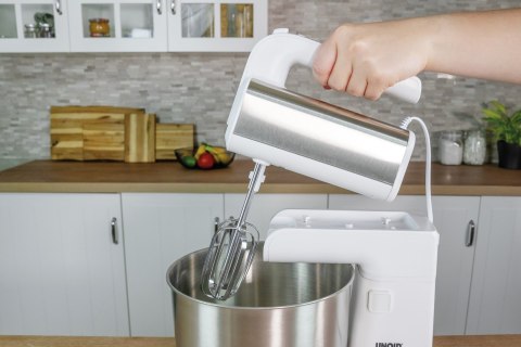 Unold Blender ręczny z misą miksującą Hannah biały srebrny (78720) Unold Blender ręczny z misą miksującą Hannah biały srebrny (78720)