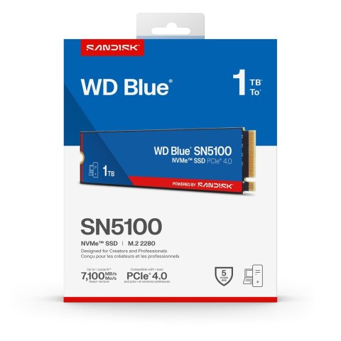 WD Blue SN5100 1TB PCIe M2 WDS100T5B0E WD Blue SN5100 1TB PCIe M2 WDS100T5B0E