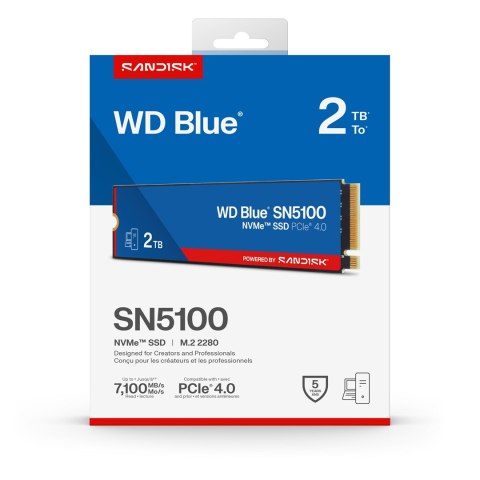 WD Blue SN5100 2TB PCIe M2 WDS200T5B0E WD Blue SN5100 2TB PCIe M2 WDS200T5B0E