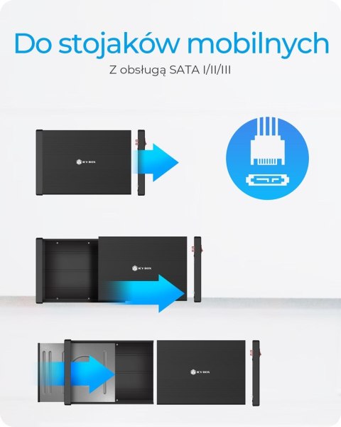 Obudowa ICY BOX IB-525-U3 5.25" SATA III USB Type-C Obudowa ICY BOX IB-525-U3 5.25" SATA III USB Type-C
