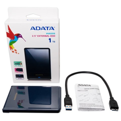 ADATA HV620S zewnętrzny dysk twarde 1000 GB Niebieski ADATA HV620S zewnętrzny dysk twarde 1000 GB Niebieski