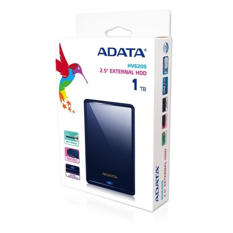 ADATA HV620S zewnętrzny dysk twarde 1000 GB Niebieski ADATA HV620S zewnętrzny dysk twarde 1000 GB Niebieski