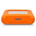 LaCie Rugged Mini zewnętrzny dysk twarde 1 TB 5400 RPM 2.5" Micro-USB B 3.2 Gen 1 (3.1 Gen 1) Pomarańczowy, Srebrny