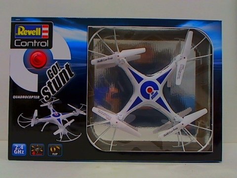 Revell GO! STUNT 4 wirn. Quadcopter 380 mAh Niebieski, Biały Revell GO! STUNT 4 wirn. Quadcopter 380 mAh Niebieski, Biały