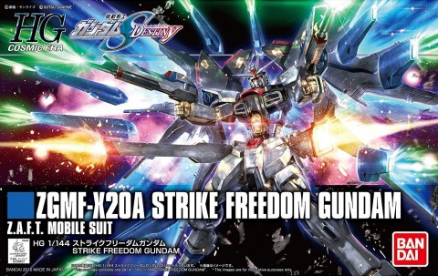 Figurka kolekcjonerska Bandai HGCE 1/144 ZGMF-X20A STRIKE FREEDOM GUNDAM Figurka kolekcjonerska Bandai HGCE 1/144 ZGMF-X20A STRIKE FREEDOM GUNDAM