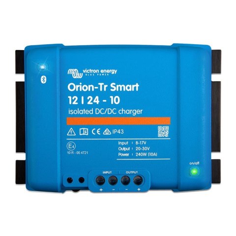 Orion-Tr Smart 12/24-10A Izolowana ładowarka DC-DC Orion-Tr Smart 12/24-10A Izolowana ładowarka DC-DC