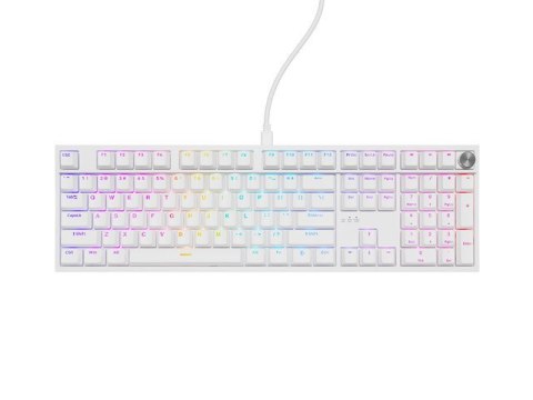 Klawiatura GENESIS THOR 404 uniwersalne USB QWERTY Angielski Biały Klawiatura GENESIS THOR 404 uniwersalne USB QWERTY Angielski Biały