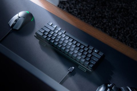 Razer Huntsman Mini 60% Klawiatura do gier Opto-mechaniczny fioletowy przełącznik Światło LED RGB NORD Przewodowa Razer Huntsman Mini 60% Klawiatura do gier Opto-mechaniczny fioletowy przełącznik Światło LED RGB NORD Przewodowa