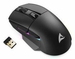 Mysz optyczna RGB Skiller SGM50W czarna + stacja