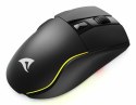 Mysz optyczna RGB Skiller SGM50W czarna + stacja