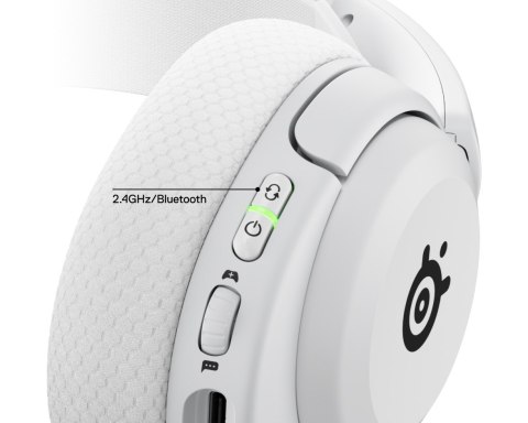 Słuchawki SteelSeries Gaming Headset Arctis Nova 5X Bluetooth Over-ear Microphone Noise canceling Wireless White Słuchawki SteelSeries Gaming Headset Arctis Nova 5X Bluetooth Over-ear Microphone Noise canceling Wireless White