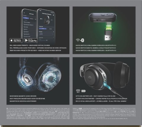 Słuchawki Steelseries Arctis Nova 3X Wireless for Xbox, czarne Słuchawki Steelseries Arctis Nova 3X Wireless for Xbox, czarne