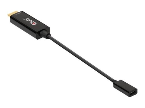 CLUB 3D CAC-1333 adapter kablowy 0,22 m HDMI Typu A (Standard) USB Type-C Czarny CLUB 3D CAC-1333 adapter kablowy 0,22 m HDMI Typu A (Standard) USB Type-C Czarny