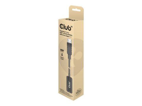 CLUB3D CAC-1088 adapter kablowy 0,21 m DisplayPort HDMI Czarny CLUB3D CAC-1088 adapter kablowy 0,21 m DisplayPort HDMI Czarny