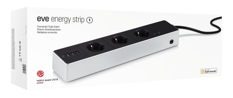 EVE Eve Energy Strip - inteligentna listwa zasilająca z potrójnym gniazdem EVE Eve Energy Strip - inteligentna listwa zasilająca z potrójnym gniazdem
