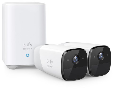 Eufy eufyCam 2 Pro Pocisk Kamera bezpieczeństwa IP Wewnętrz i na wolnym powietrzu 2048 x 1080 px Ściana Eufy eufyCam 2 Pro Pocisk Kamera bezpieczeństwa IP Wewnętrz i na wolnym powietrzu 2048 x 1080 px Ściana