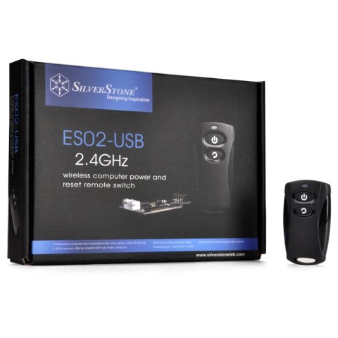 Silverstone ES02-USB pilot RF Wireless PC Naciśnij przyciski Silverstone ES02-USB pilot RF Wireless PC Naciśnij przyciski