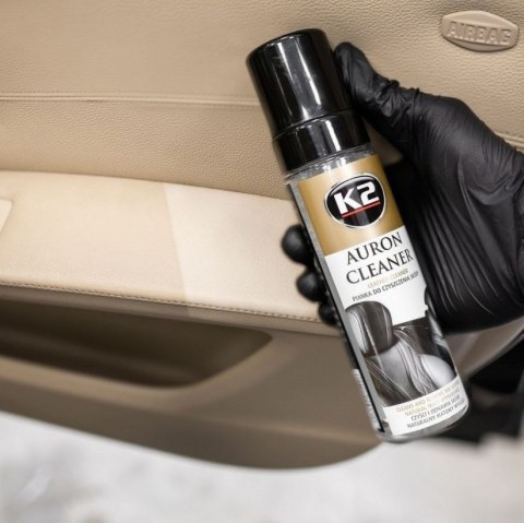 K2 AURON zestaw (Auron Cleaner+Auron Protectant+szczotka Auron Brush + mikrofibra) - zestaw do czyszczenia i pielęgnacji skór K2 AURON zestaw (Auron Cleaner+Auron Protectant+szczotka Auron Brush + mikrofibra) - zestaw do czyszczenia i pielęgnacji skór