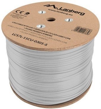 Lanberg LCS7L-11CU-0305-S kabel sieciowy Biały 305 m Cat7 S/FTP (S-STP) Lanberg LCS7L-11CU-0305-S kabel sieciowy Biały 305 m Cat7 S/FTP (S-STP)