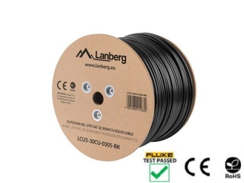 Lanberg LCU5-30CU-0305-BK kabel sieciowy Czarny 305 m Cat5e U/UTP (UTP) Lanberg LCU5-30CU-0305-BK kabel sieciowy Czarny 305 m Cat5e U/UTP (UTP)