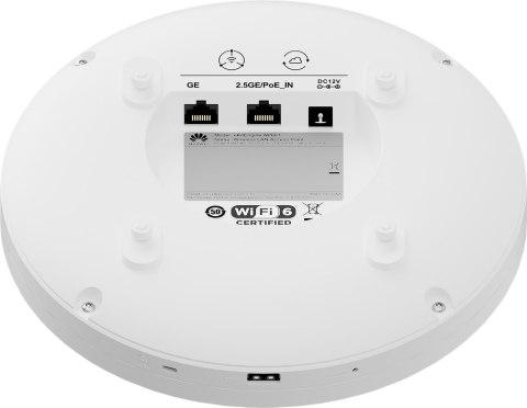 HUAWEI eKit AP600 Series AP661 6575 Mbit/s Biały Obsługa PoE HUAWEI eKit AP600 Series AP661 6575 Mbit/s Biały Obsługa PoE
