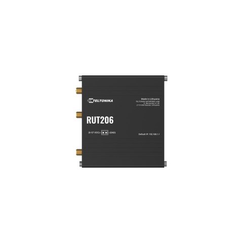 Teltonika RUT206 router przemysłowy 4G / LTE (RUT206010000) Teltonika RUT206 router przemysłowy 4G / LTE (RUT206010000)
