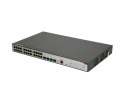 FiberHome S4820-28T-X-PE-AC łącza sieciowe Zarządzany L2/L3 Gigabit Ethernet (10/100/1000) Obsługa PoE 1U Czarny, Szary