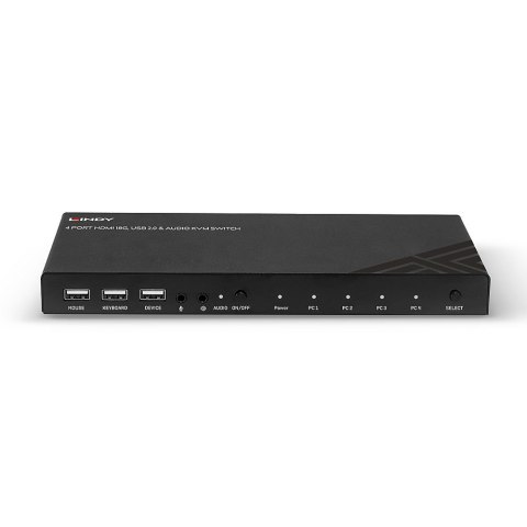 Lindy 32810 przełącznik KVM Czarny Lindy 32810 przełącznik KVM Czarny