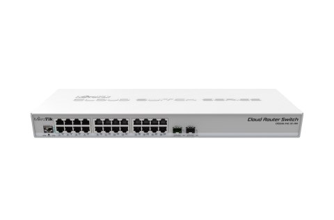Mikrotik CRS326-24G-2S+RM łącza sieciowe Zarządzany L2 Gigabit Ethernet (10/100/1000) Szary Mikrotik CRS326-24G-2S+RM łącza sieciowe Zarządzany L2 Gigabit Ethernet (10/100/1000) Szary