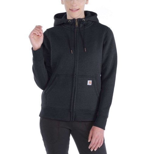 Bluza z kapturem damska Carhartt Clarksburg Zip Sweatshirt - black Bluza z kapturem damska Carhartt Clarksburg Zip Sweatshirt - black